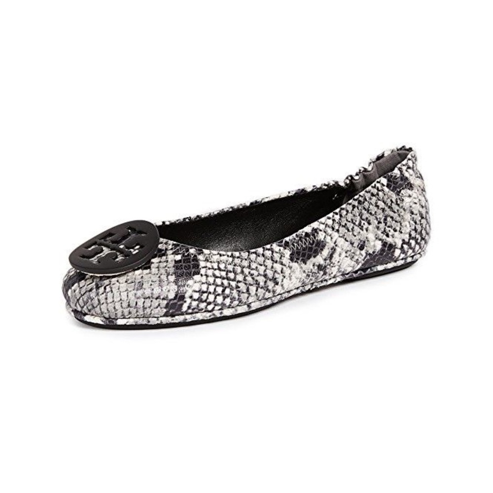 Tory Burch Minnie ballet flats snakeskin print
